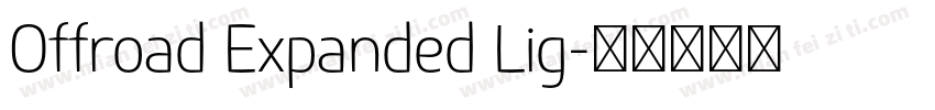 Offroad Expanded Lig字体转换